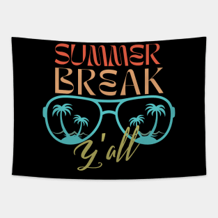 Summer Break Y'all -Vintage Sunglasses Tapestry