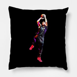 Luka Doncic Low Poly Pillow