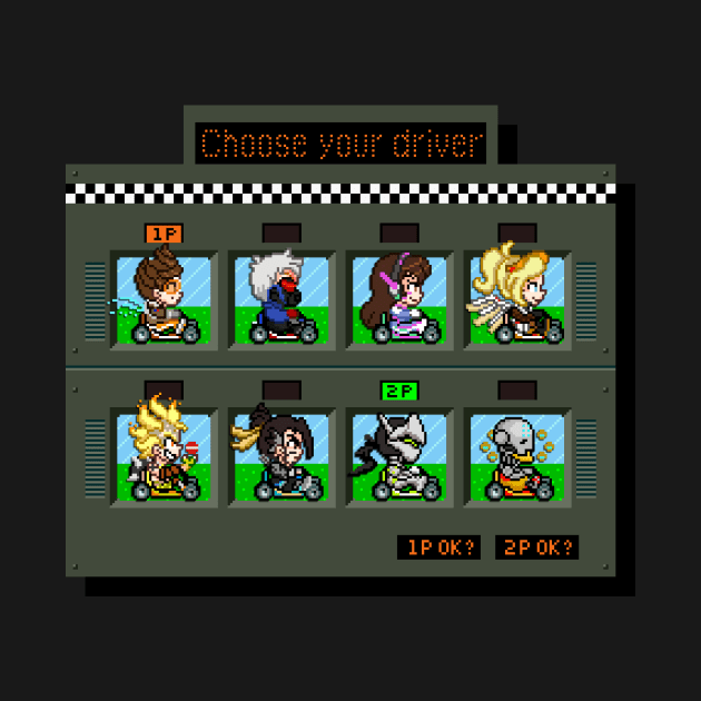 Overkart Character Select by geekmythology