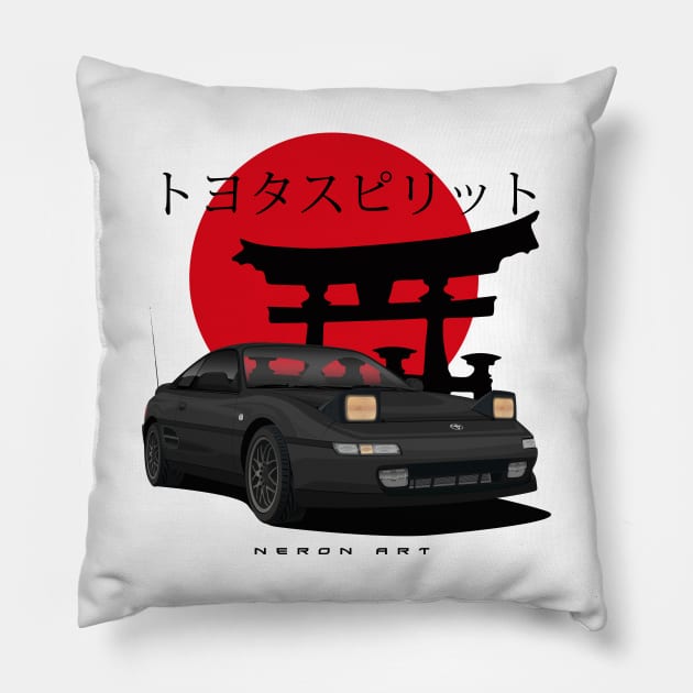 Toyota MR2 MK1 Pillow by Neron Art