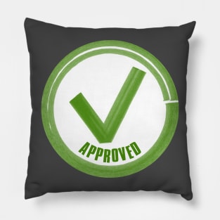 Approved Checkmark Pillow