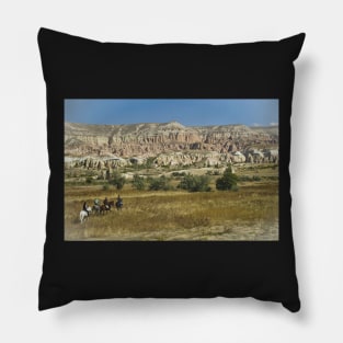 Riding Through Cappadocia Pillow