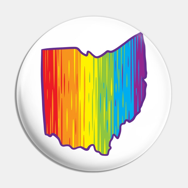 Ohio Pride Pin by Manfish Inc.