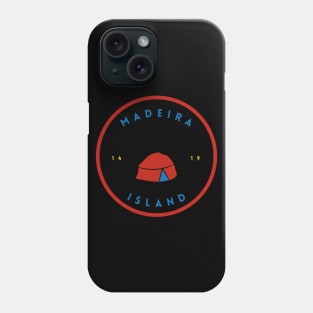 Madeira Island 1419 logo with the traditional folklore hat/carapuça in colour Phone Case