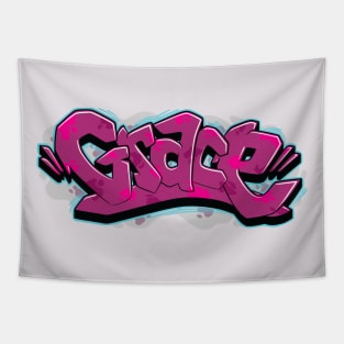 Grace graffiti name Tapestry