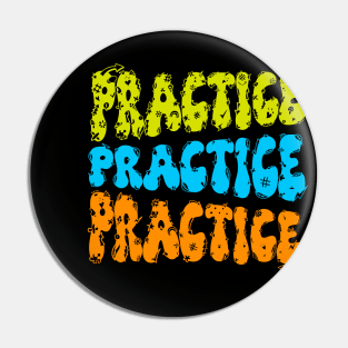 Practice colorful Pin