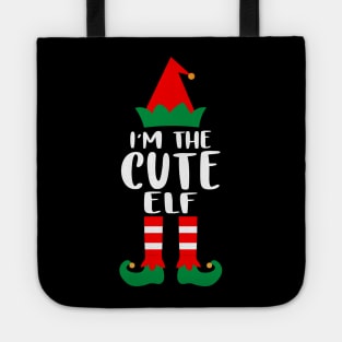 I'm The Nurse Cute Elf Family Matching Group Christmas Costume Outfit Pajama Funny Gift Tote