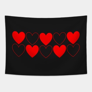 10 Hearts Tapestry