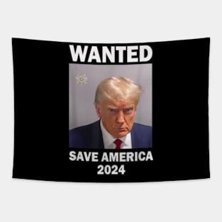 Wanted Save America 2024 Tapestry