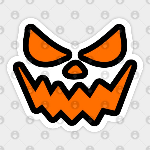 Scary Face Stickers for Sale