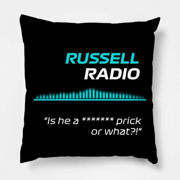 Bottas Imola 2021 - George Russell F1 Radio Pillow by F1LEAD