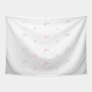 Cute Coquette pale pink flowers Tapestry