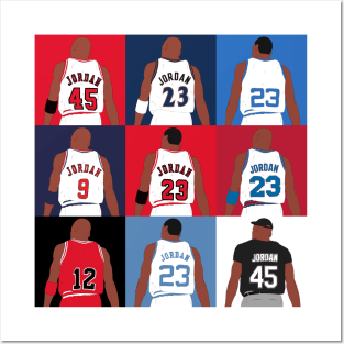 Gallery Pops Michael Jordan - Jersey Number White Wall Art