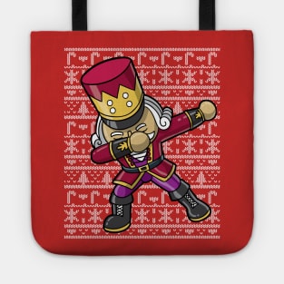 Dabbing Nutcracker Ugly Christmas Shirt Tote