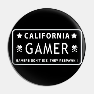 California Gamer Pin