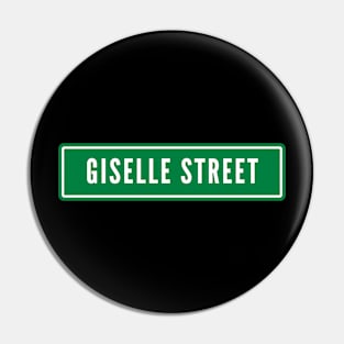 Giselle aespa Street Sign Pin