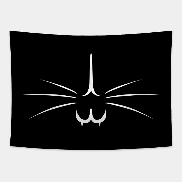 Cat face Tapestry by Kain