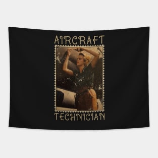 Aircraft Mechanic Technician Tapestry