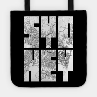 Sydney, Australia City Map Typography - Light Tote