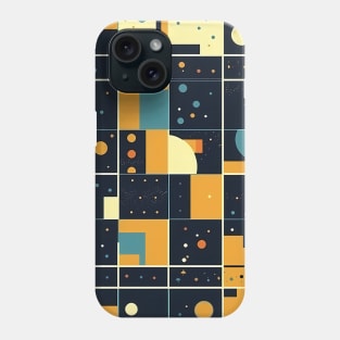 Square Universe Dimension - Infinite Nebula Seamless Pattern Phone Case