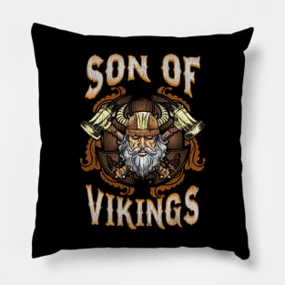 Son Of Vikings Pillow