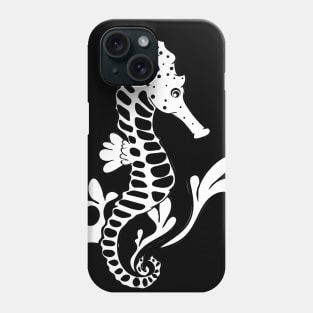 Seahorse and coral Phone Case