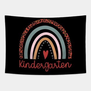 Kindergarten Gift Leopard Rainbow Tapestry