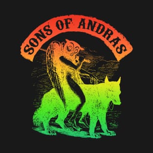 Sons of Andras - Barbarians of the Storm - Character - Hyper Gradient Logo T-Shirt