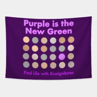 Purple is the New Green Astronomy Humor Tapestry