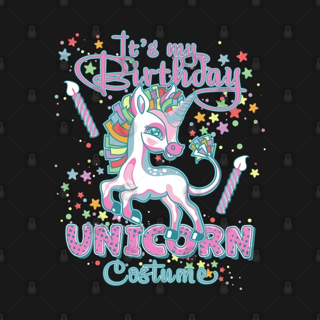 It's my Birthday Unicorn Costume Birthday Party by PunnyPoyoShop
