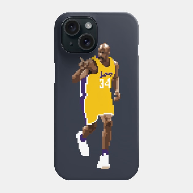 Shaquille O'Neal Pixel Finger Phone Case by qiangdade