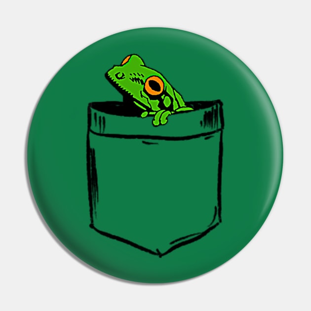 Pocket Frog Pin by SenecaReads