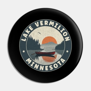 Lake Vermilion Minnesota Sunset Pin