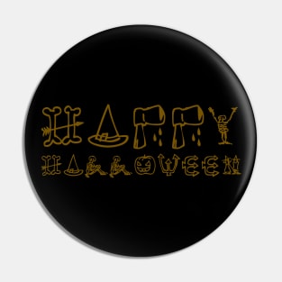 Happy Halloween Pin