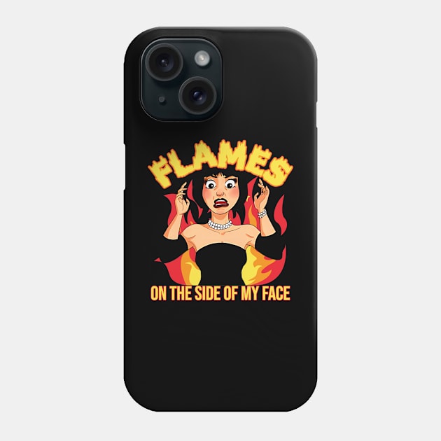 Flames Face Mode Phone Case by capricorn