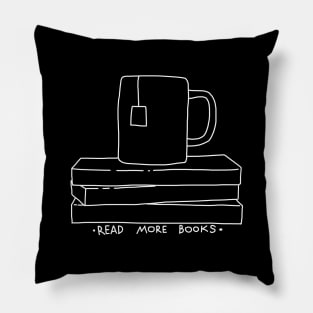 Read More Books White Pillow