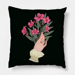 Oleander Victorian hand Pillow