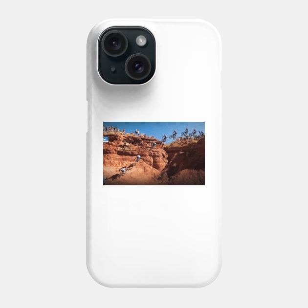 Gee Atherton Rampage Wall Ride Painting Phone Case by gktb