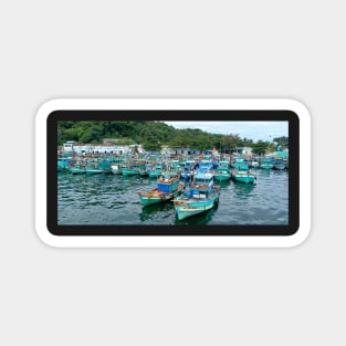 Fishing boats, Cảng An Thới marina, Phu Quoc, Vietnam Magnet