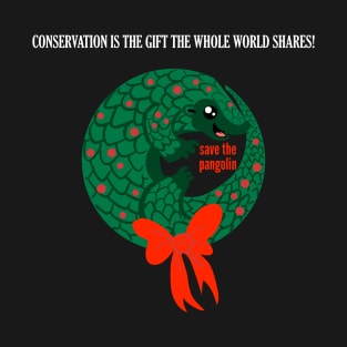 Pangolin Wreath T-Shirt