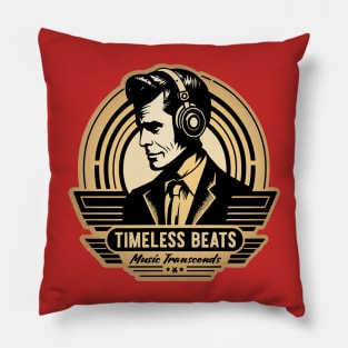 Timeless Beats - Music Transcends Pillow