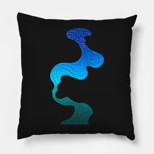 Blue Smoke Pillow