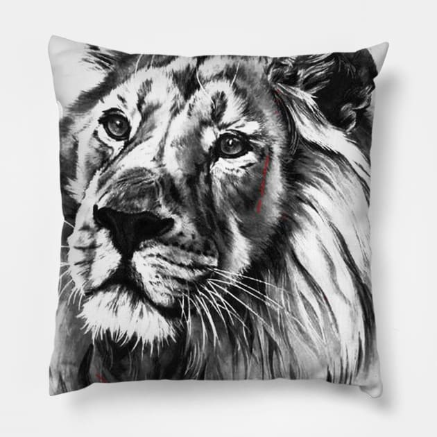 Lion Pillow by hitext