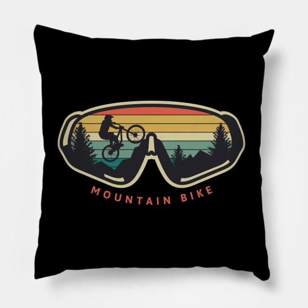 Mountain Bike Pillow by TambuStore