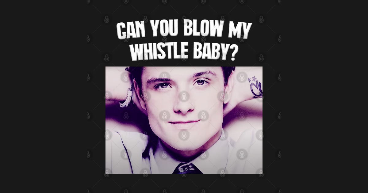Can You Blow My Whistle Baby? Josh Hutcherson Hoodie TeePublic