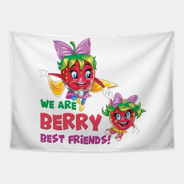 Berry Best Friends Tapestry by Pigeon585