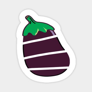 Sliced ​​eggplant Magnet