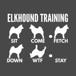 Elkhound Training Norwegian Elkhound Tricks T-Shirt