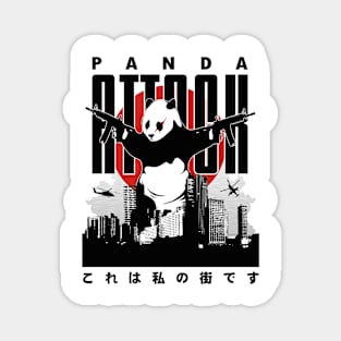 Panda Attack Magnet