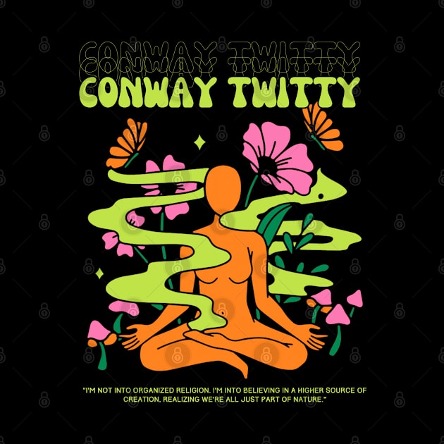 Conway Twitty // Yoga by Mamamiyah